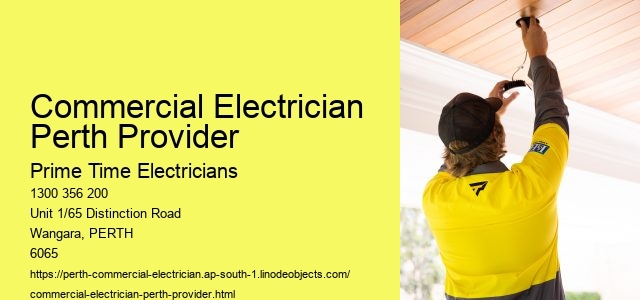 Skilled Commercial Electrician Perth Solutions